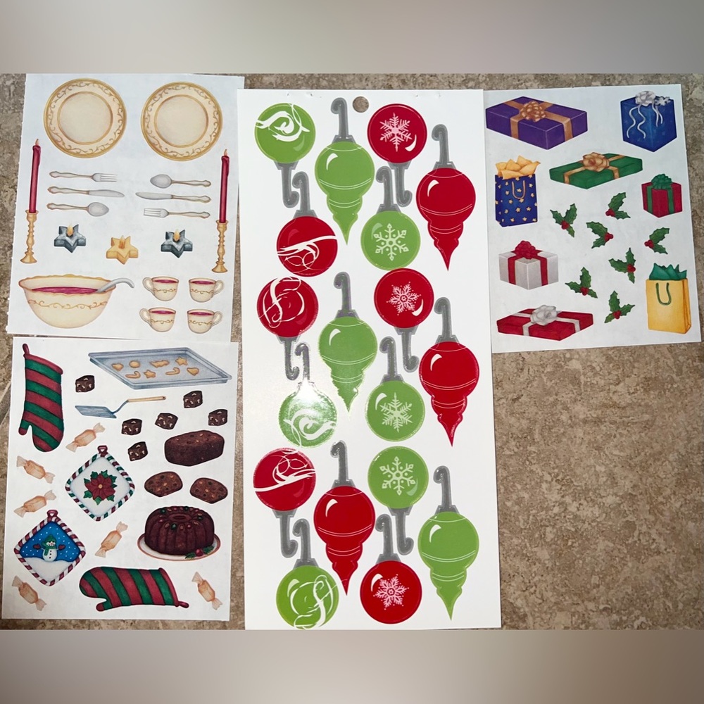 $4 CHRISTMAS SCRAPBOOKING STICKERS. NEW. $4 IF BUNDLED - Picture 2 of 15